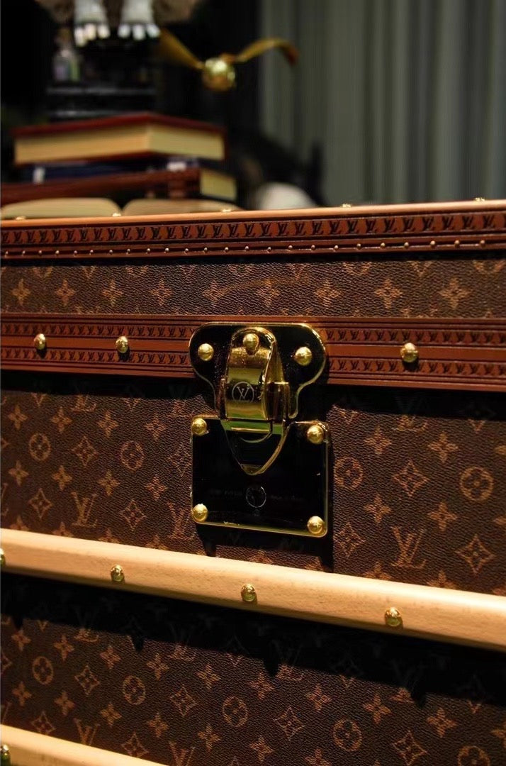 CUSTOM LV BROWN TRUNK
