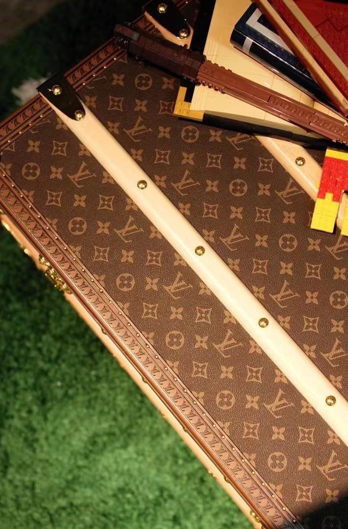 CUSTOM LV BROWN TRUNK