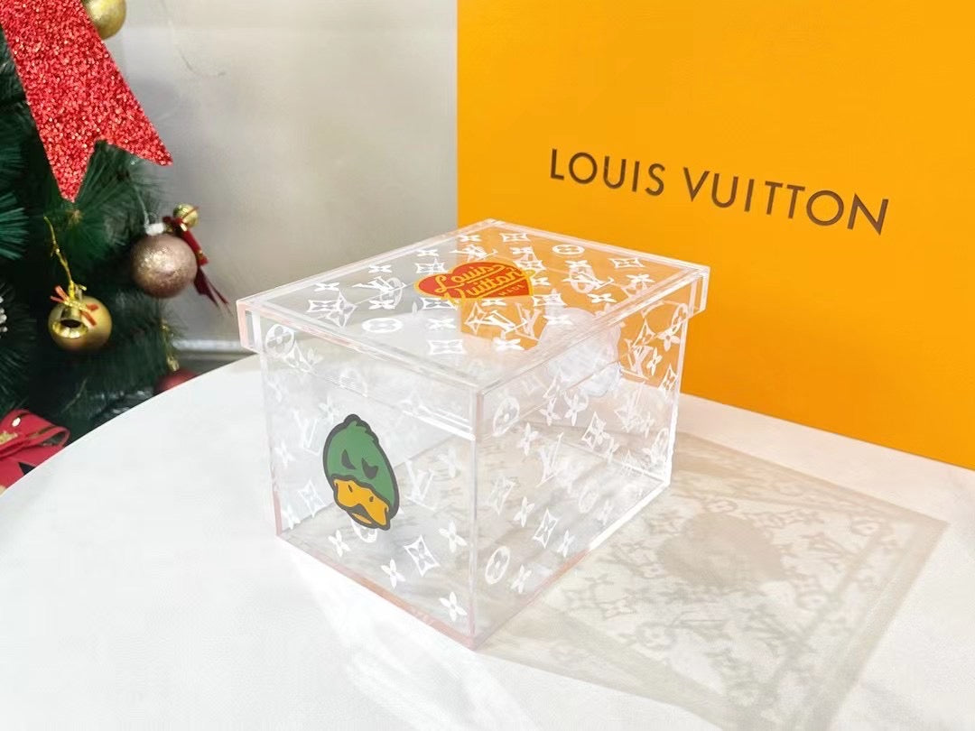 CUSTOM LV NIGO TRANSPARENT BOX
