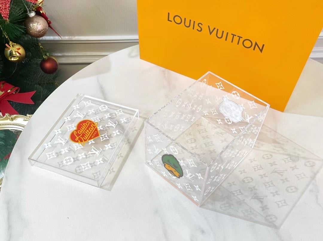 CUSTOM LV NIGO TRANSPARENT BOX