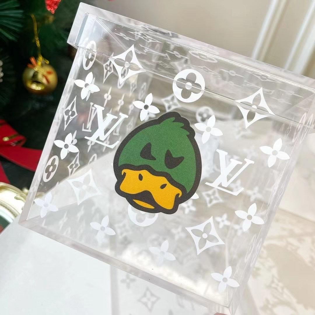 CUSTOM LV NIGO TRANSPARENT BOX