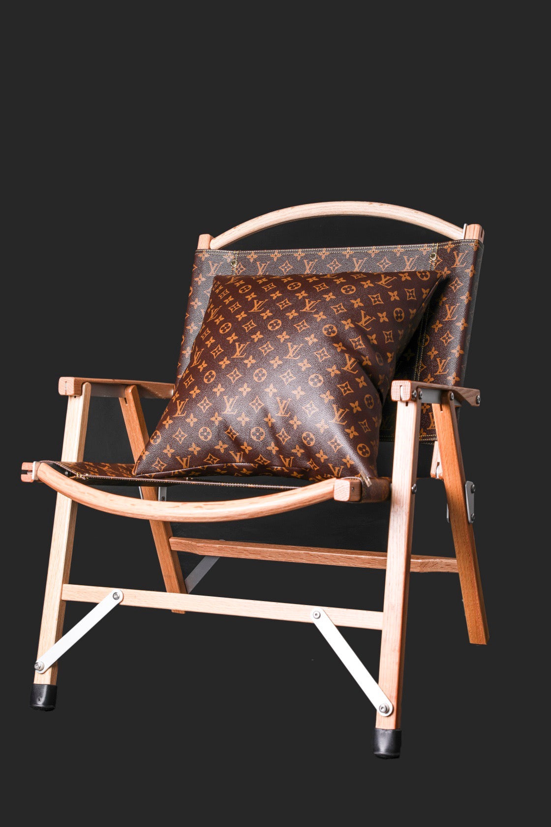 CUSTOM LV FOLDING CHAIR