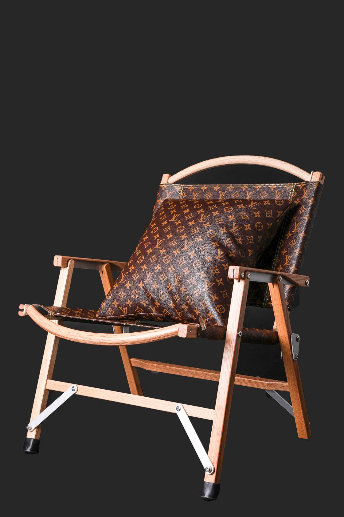 CUSTOM LV FOLDING CHAIR