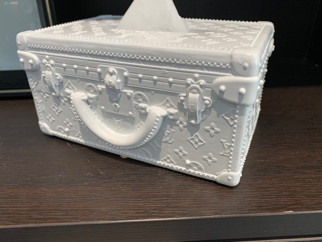 CUSTOM LV TISSUE BOX COVER