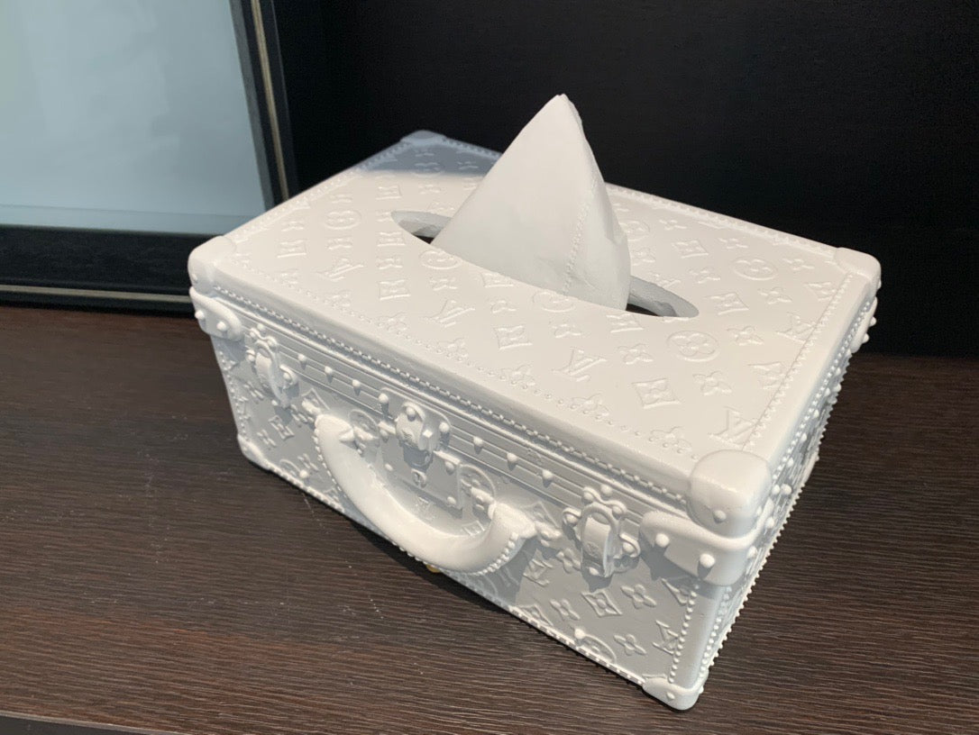 CUSTOM LV TISSUE BOX COVER