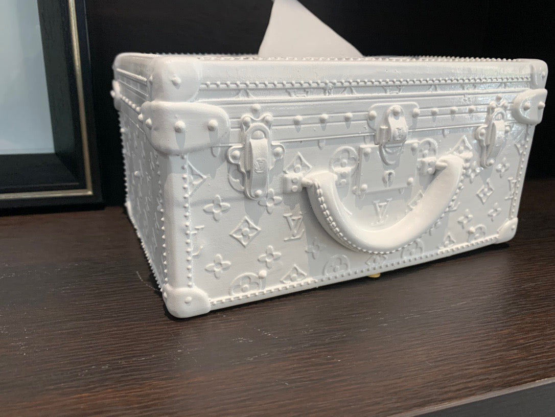 CUSTOM LV TISSUE BOX COVER
