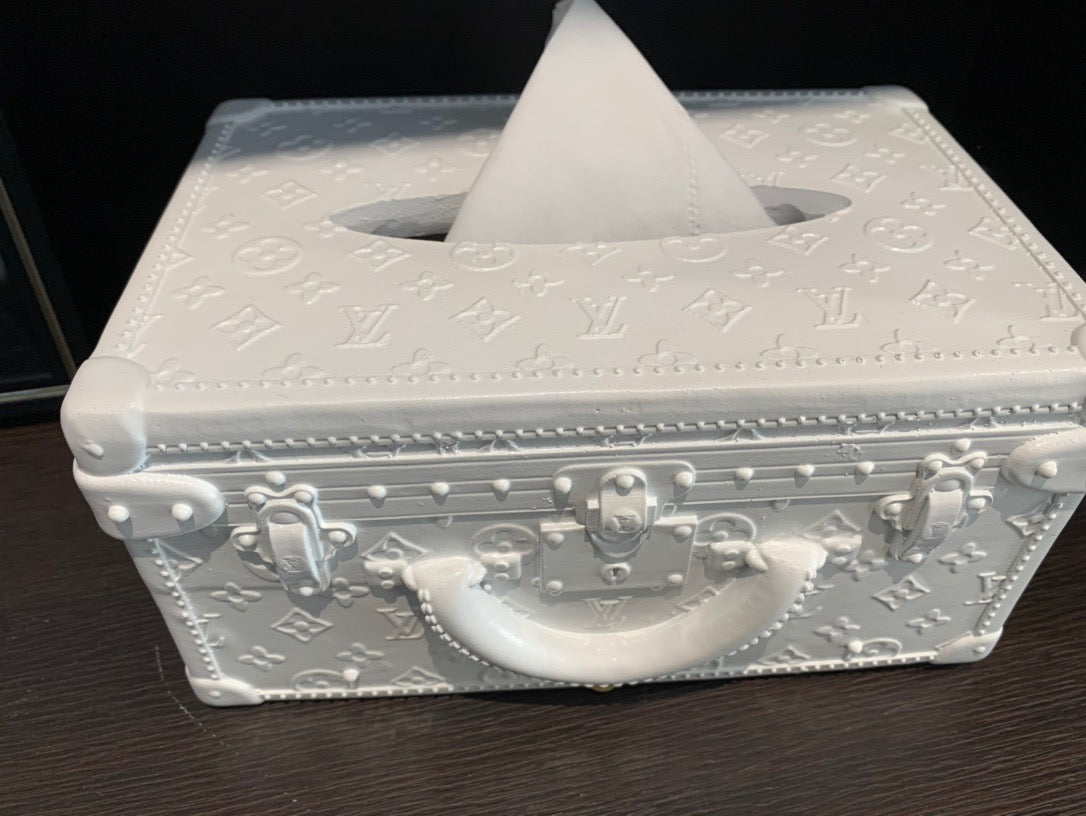 CUSTOM LV TISSUE BOX COVER
