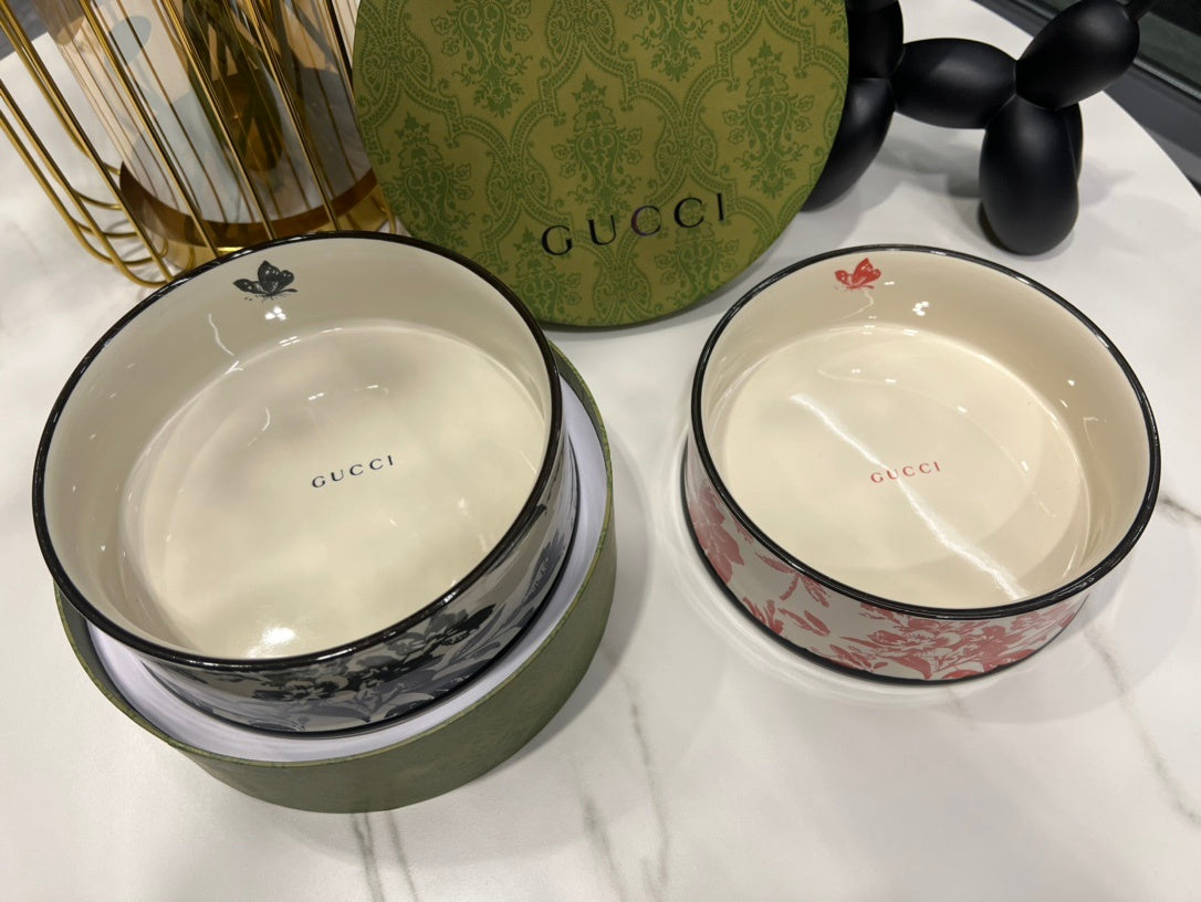 GUCCI DOG BOWL