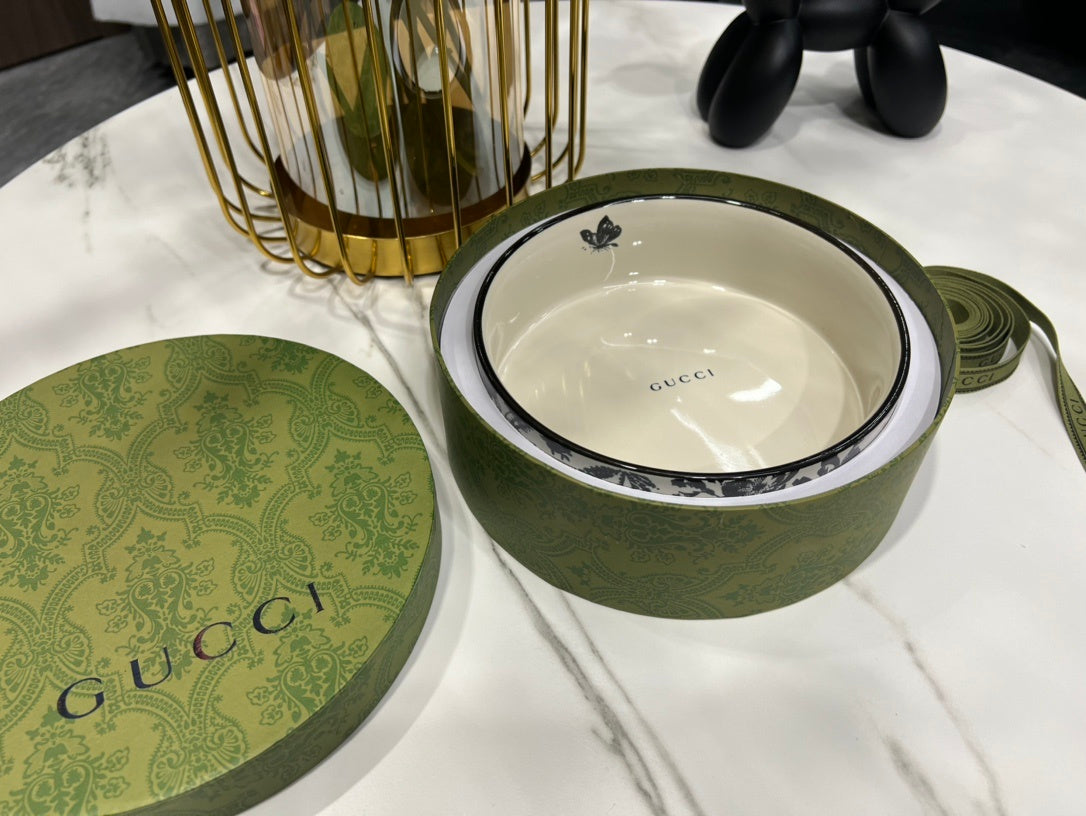 GUCCI DOG BOWL