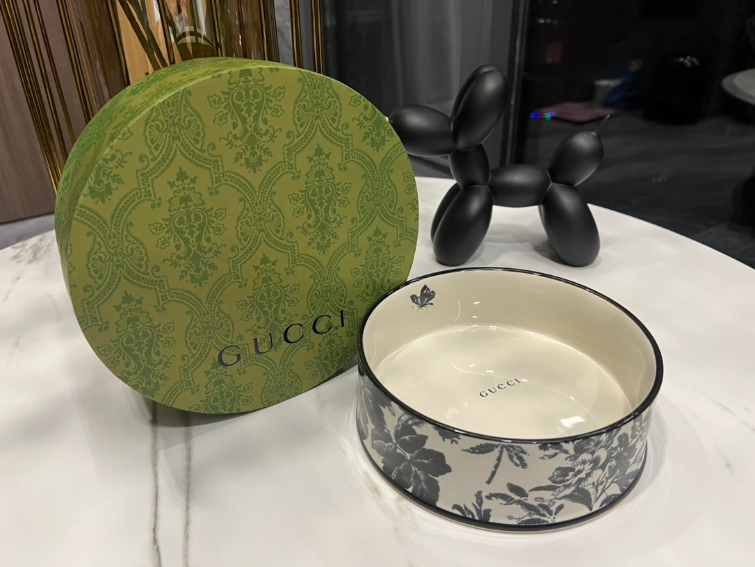GUCCI DOG BOWL