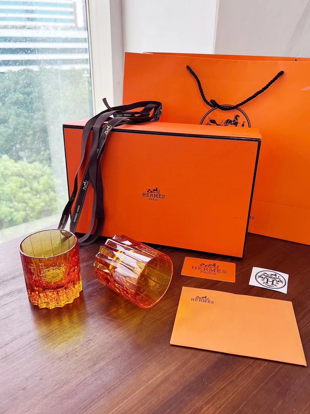 HERMES CUPS GLASSWARE