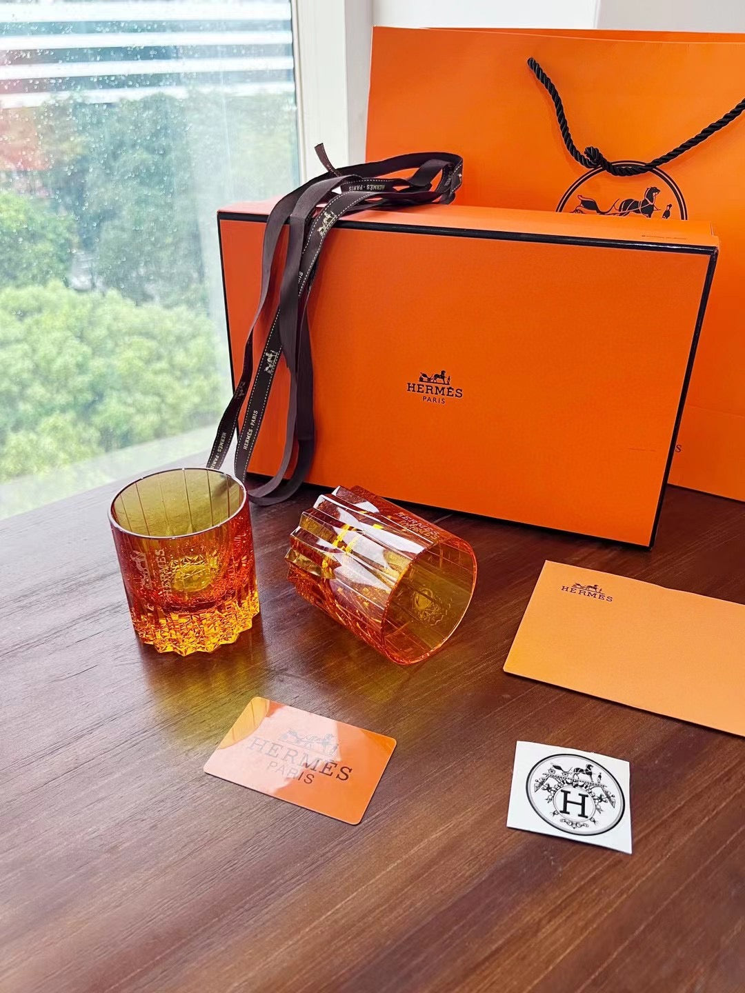 HERMES CUPS GLASSWARE