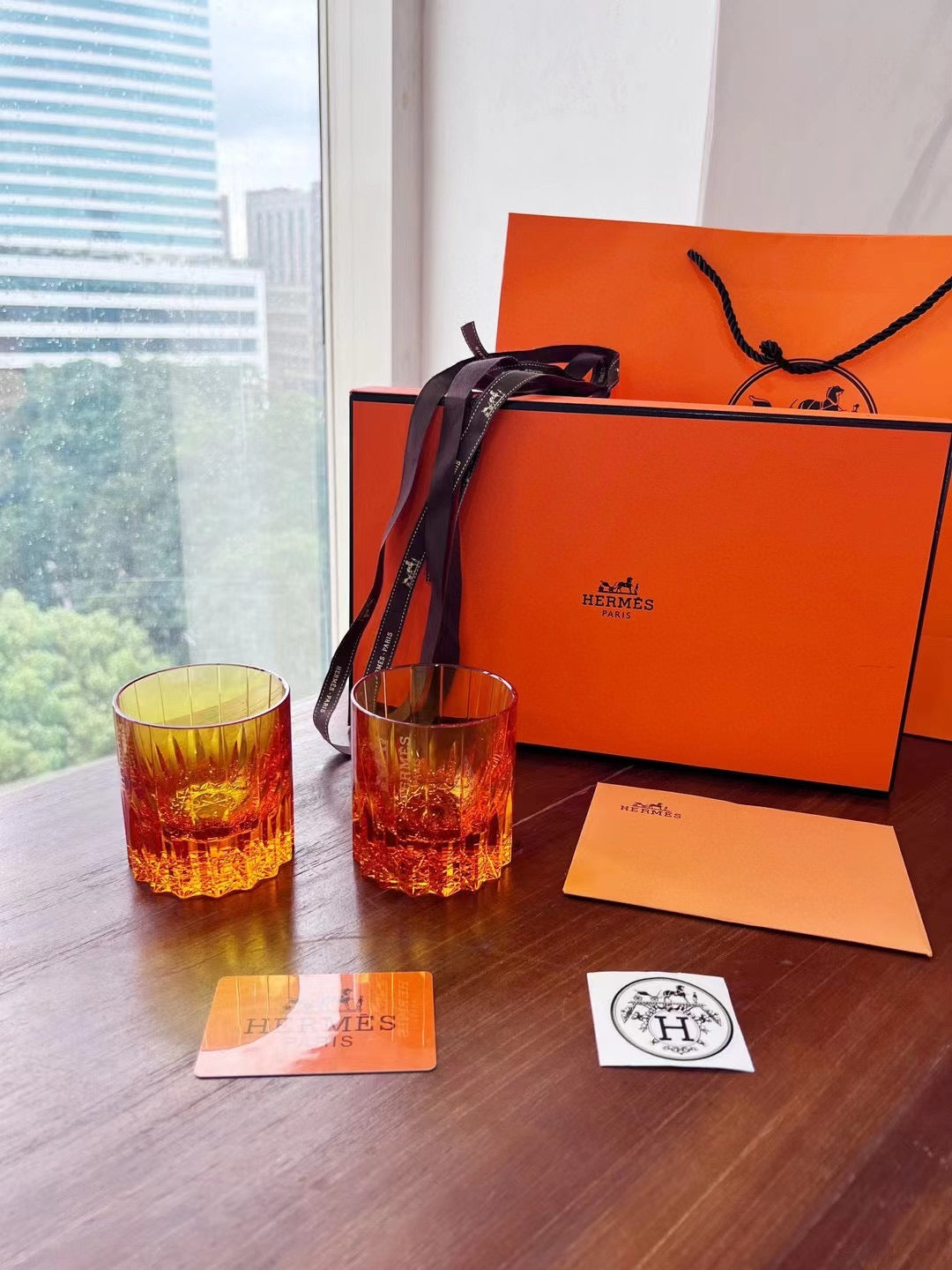 HERMES CUPS GLASSWARE