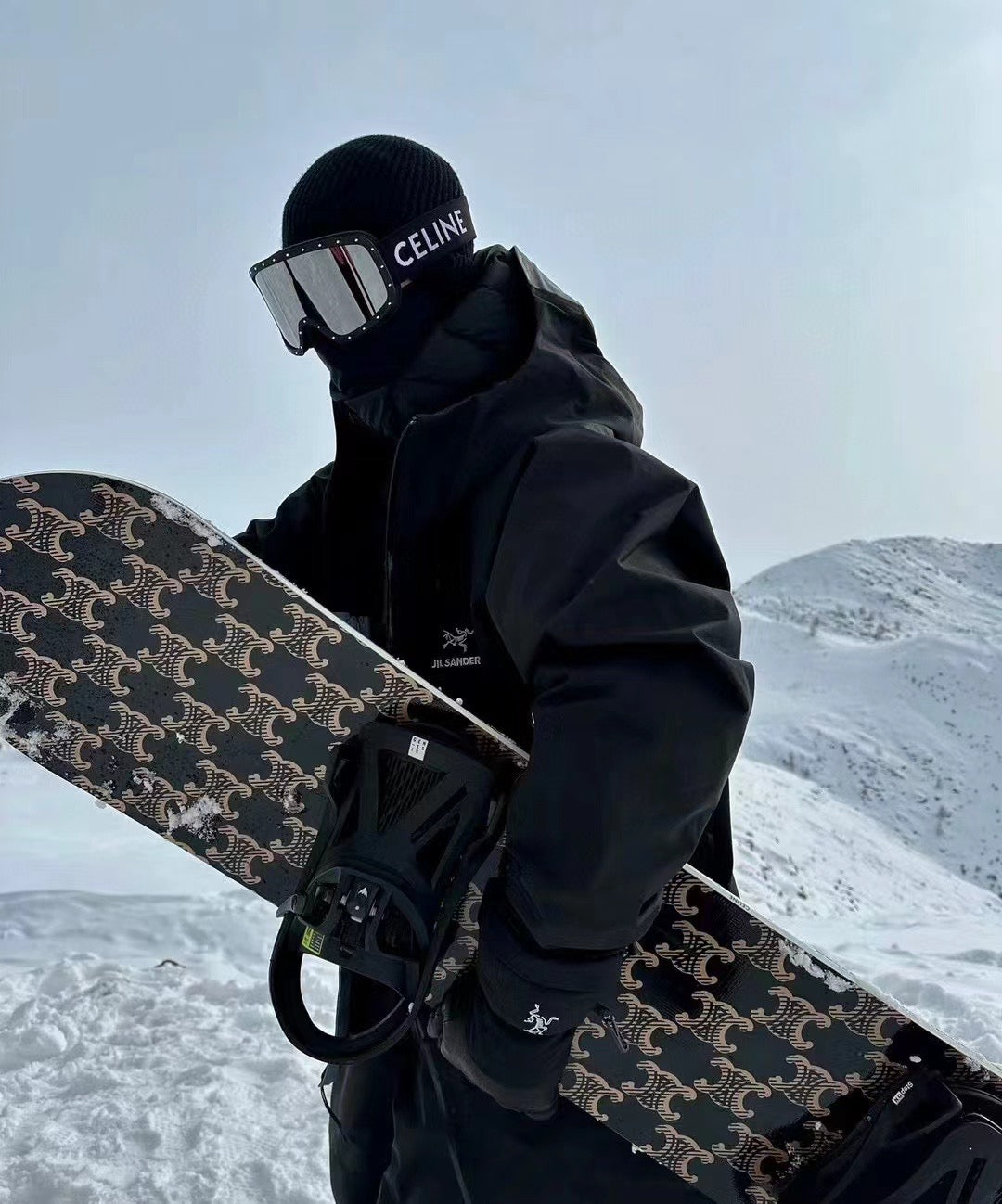 CELINE SNOWBOARD TRIOMPHE CANVAS PRINT