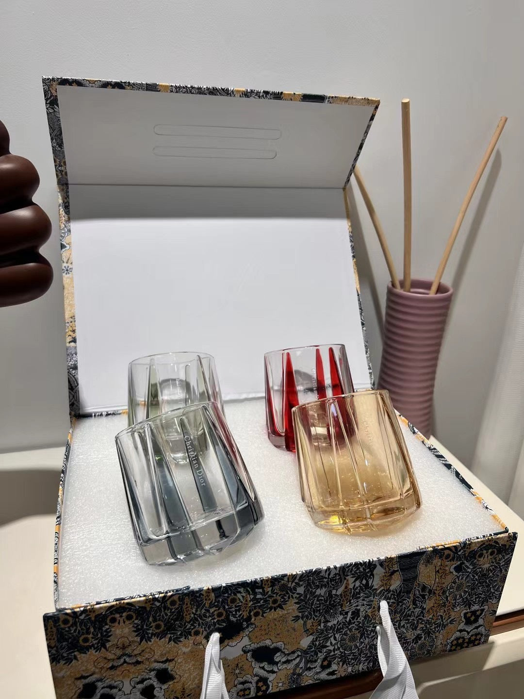CHRISTIAN 4 GLASS CUP SET