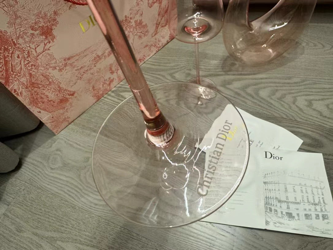 CHRISTIAN WINE GLASSES AND DECANTER SET