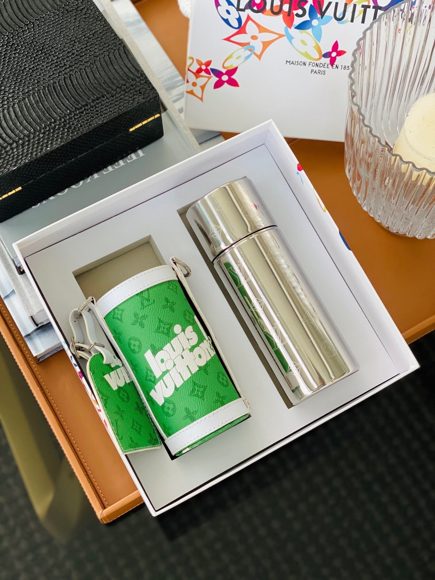 CUSTOM LV THERMOS FLASK