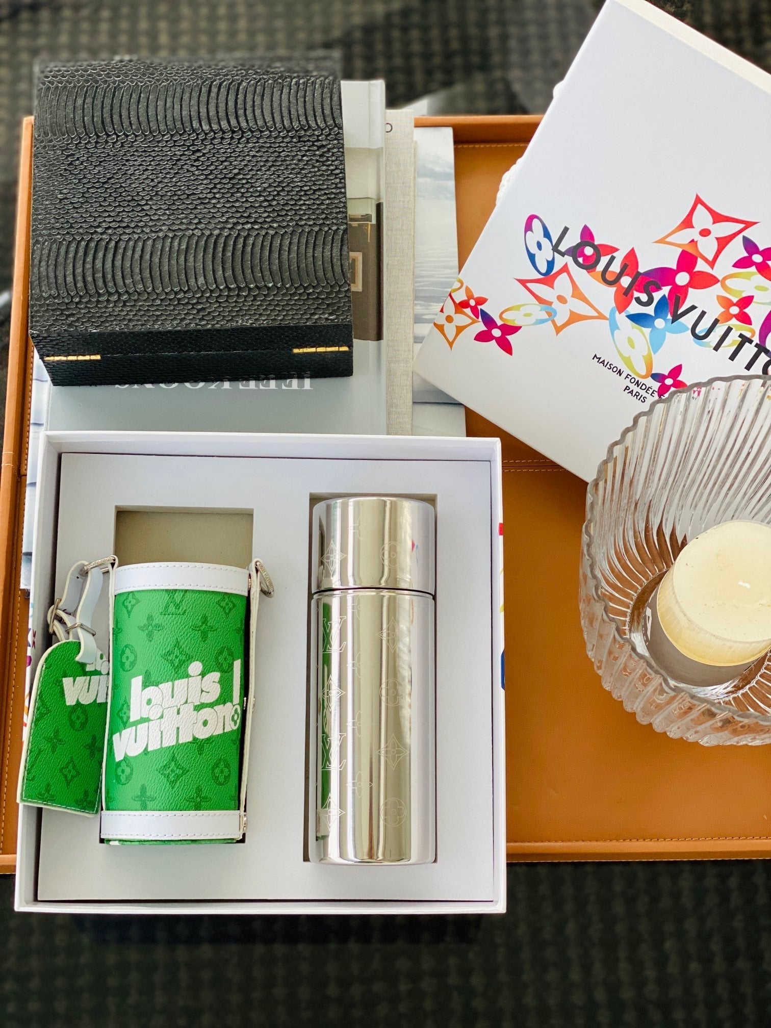 CUSTOM LV THERMOS FLASK