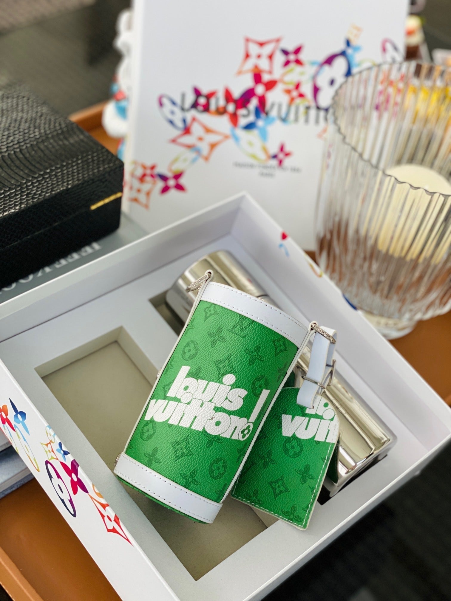 CUSTOM LV THERMOS FLASK