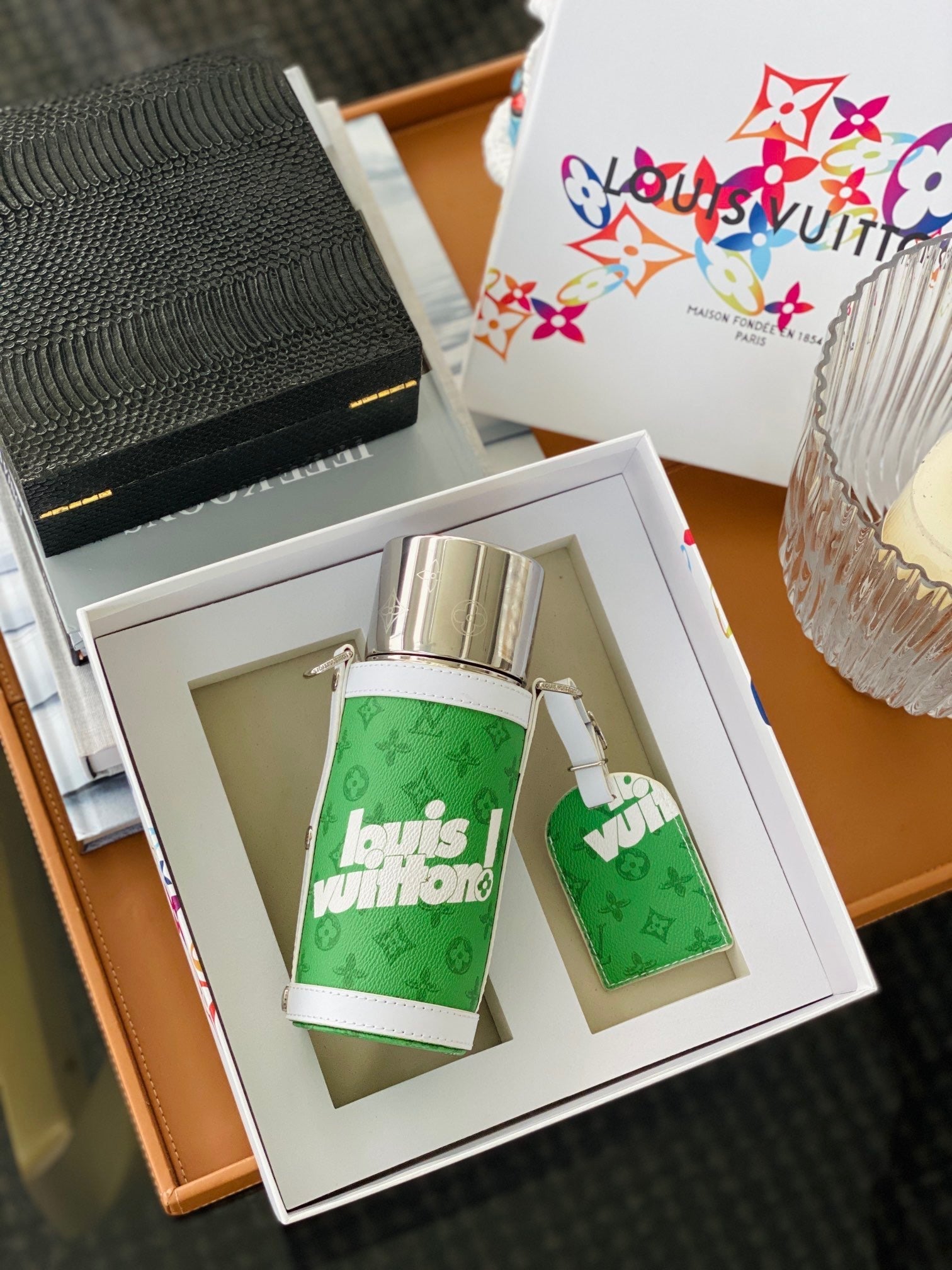 CUSTOM LV THERMOS FLASK