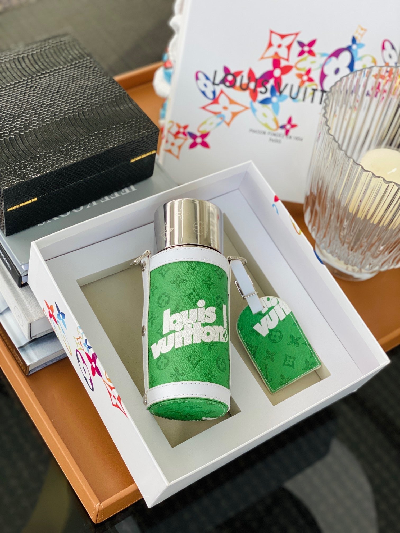 CUSTOM LV THERMOS FLASK