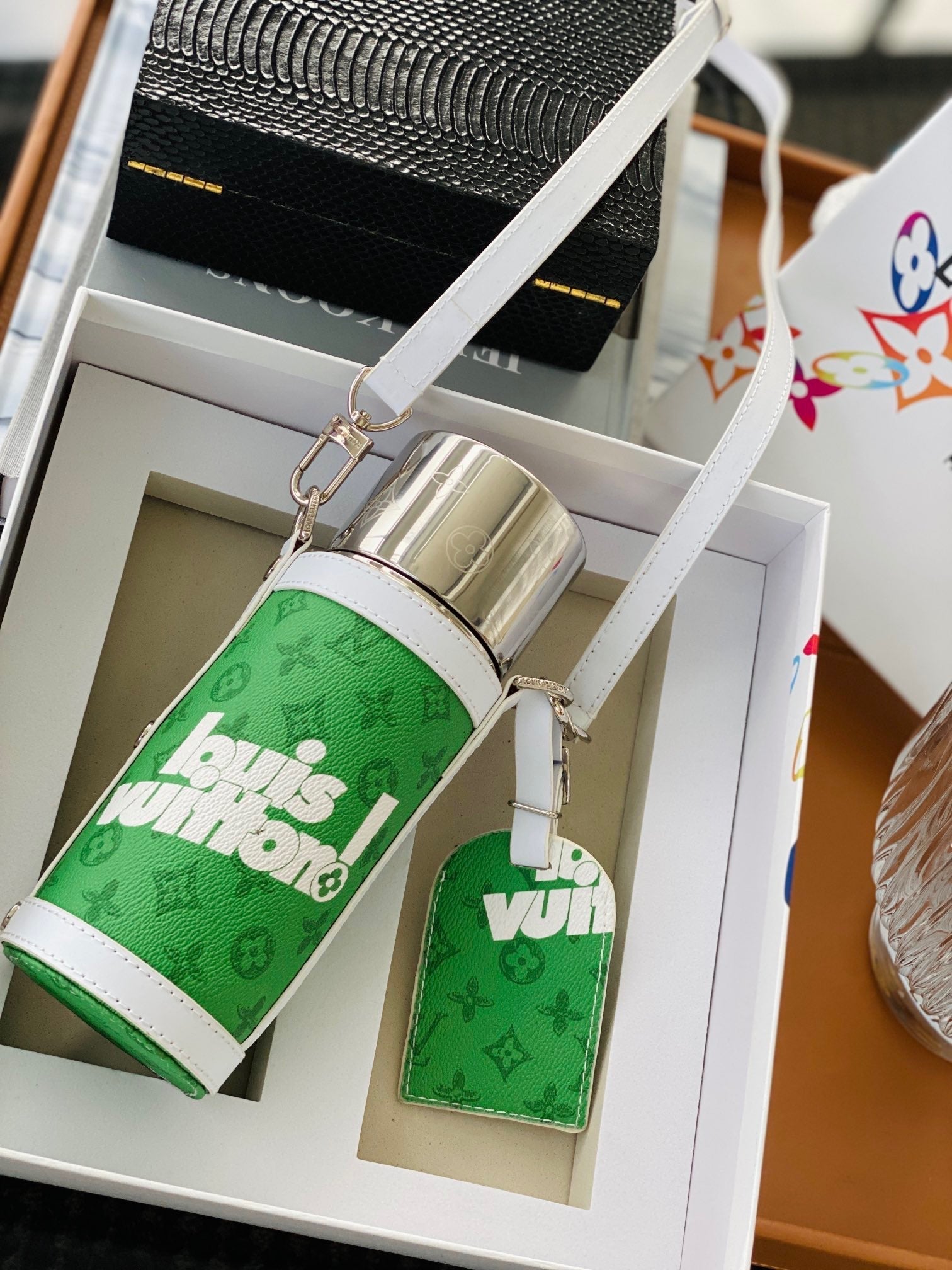 CUSTOM LV THERMOS FLASK