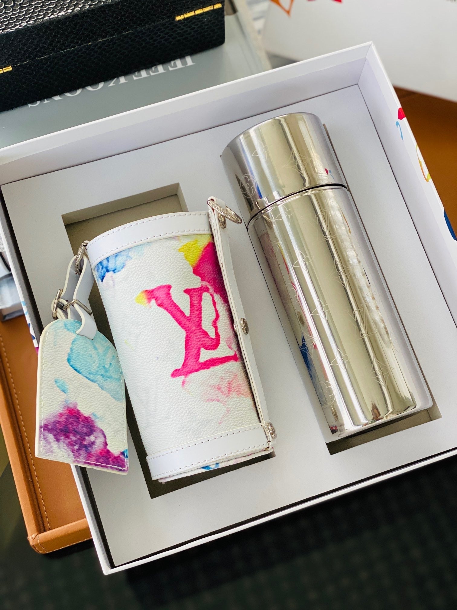 CUSTOM LV THERMOS FLASK