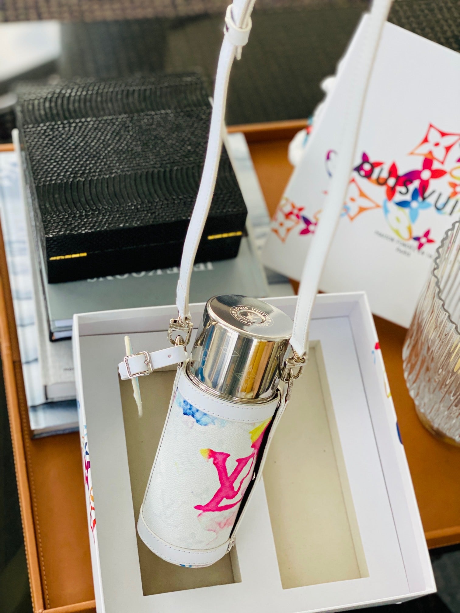 CUSTOM LV THERMOS FLASK