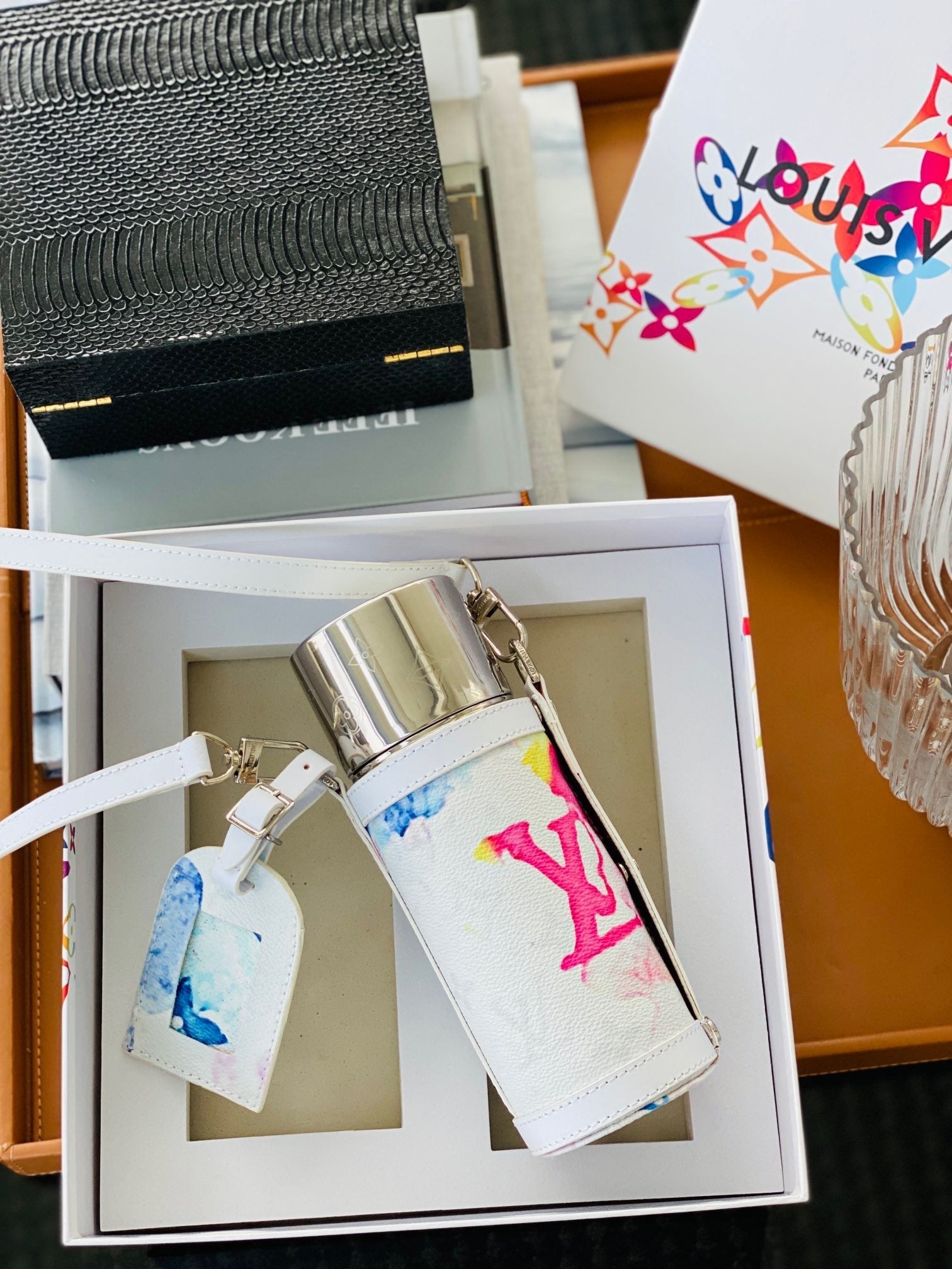 CUSTOM LV THERMOS FLASK