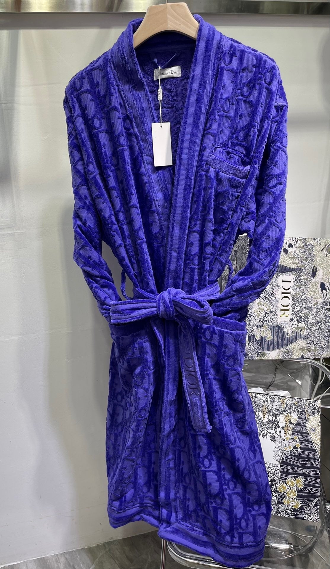CHRISTIAN OBLIQUE BATH ROBE