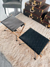 CUSTOM LV FOLDING STOOL
