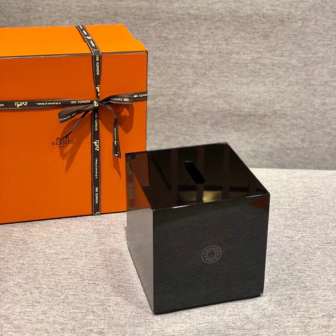 HERMES KBOX SQUARE TISSUE BOX