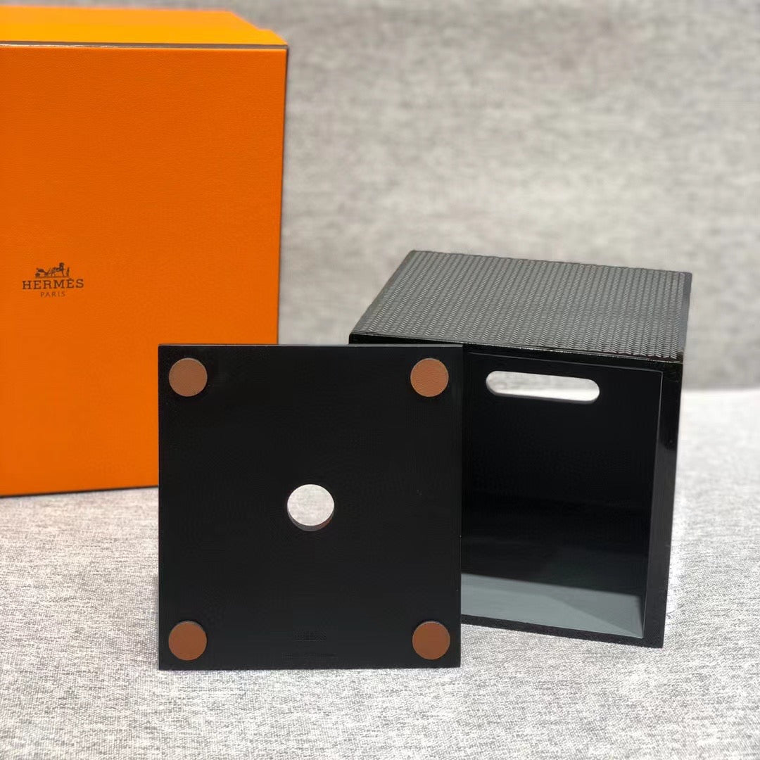HERMES KBOX SQUARE TISSUE BOX