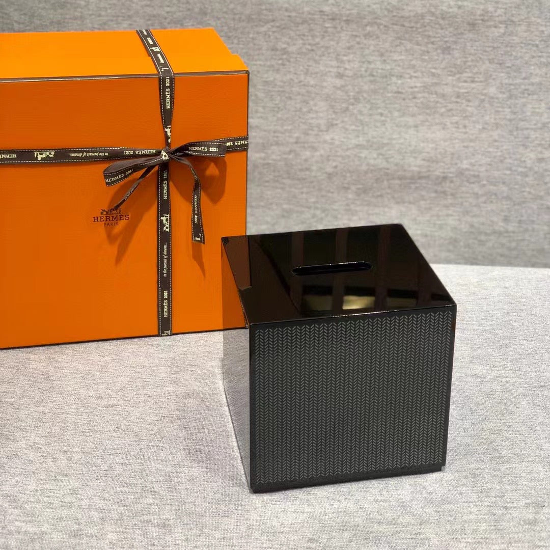 HERMES KBOX SQUARE TISSUE BOX