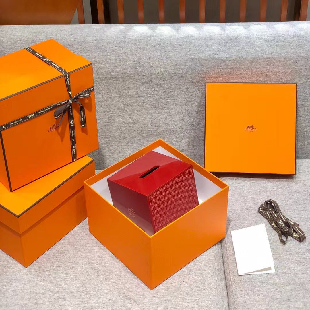 HERMES KBOX SQUARE TISSUE BOX