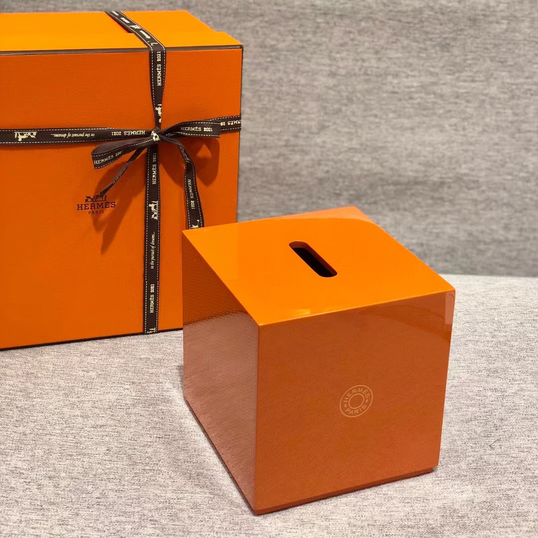 HERMES KBOX SQUARE TISSUE BOX