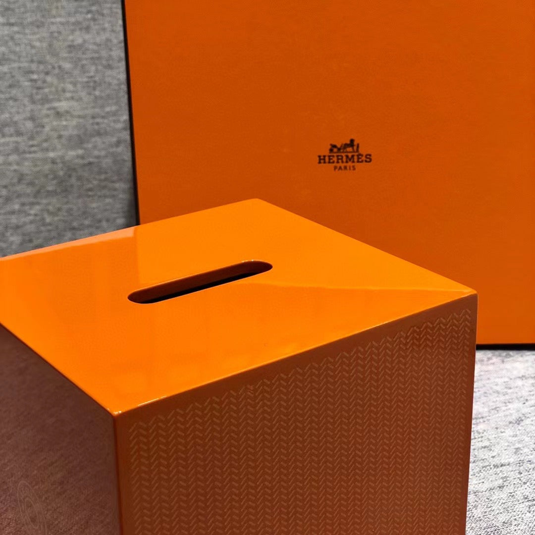 HERMES KBOX SQUARE TISSUE BOX