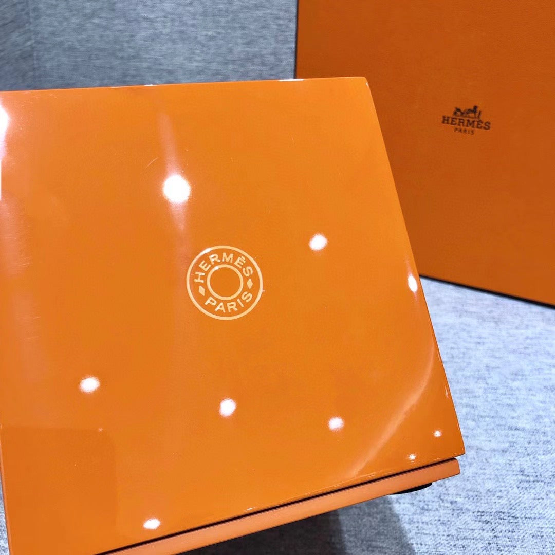 HERMES KBOX SQUARE TISSUE BOX