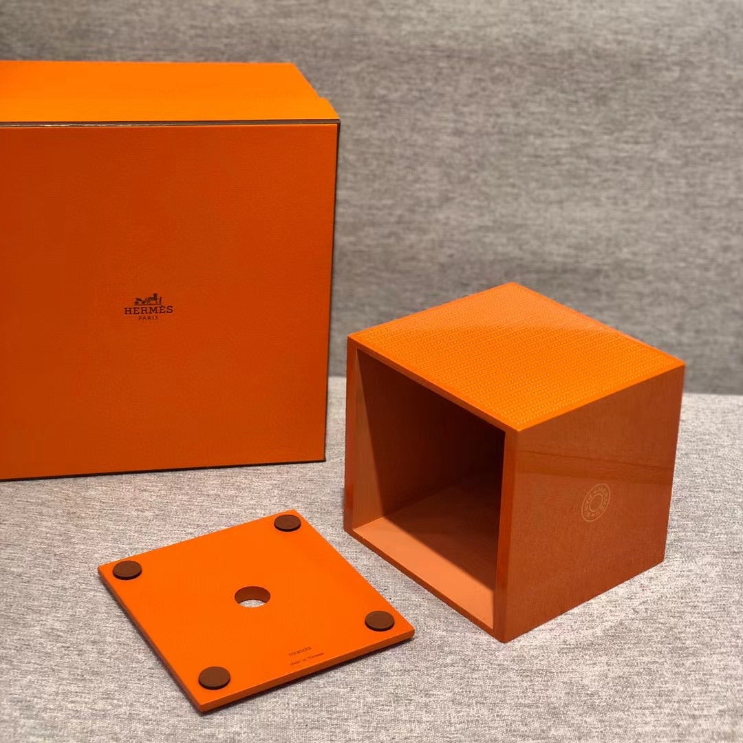HERMES KBOX SQUARE TISSUE BOX