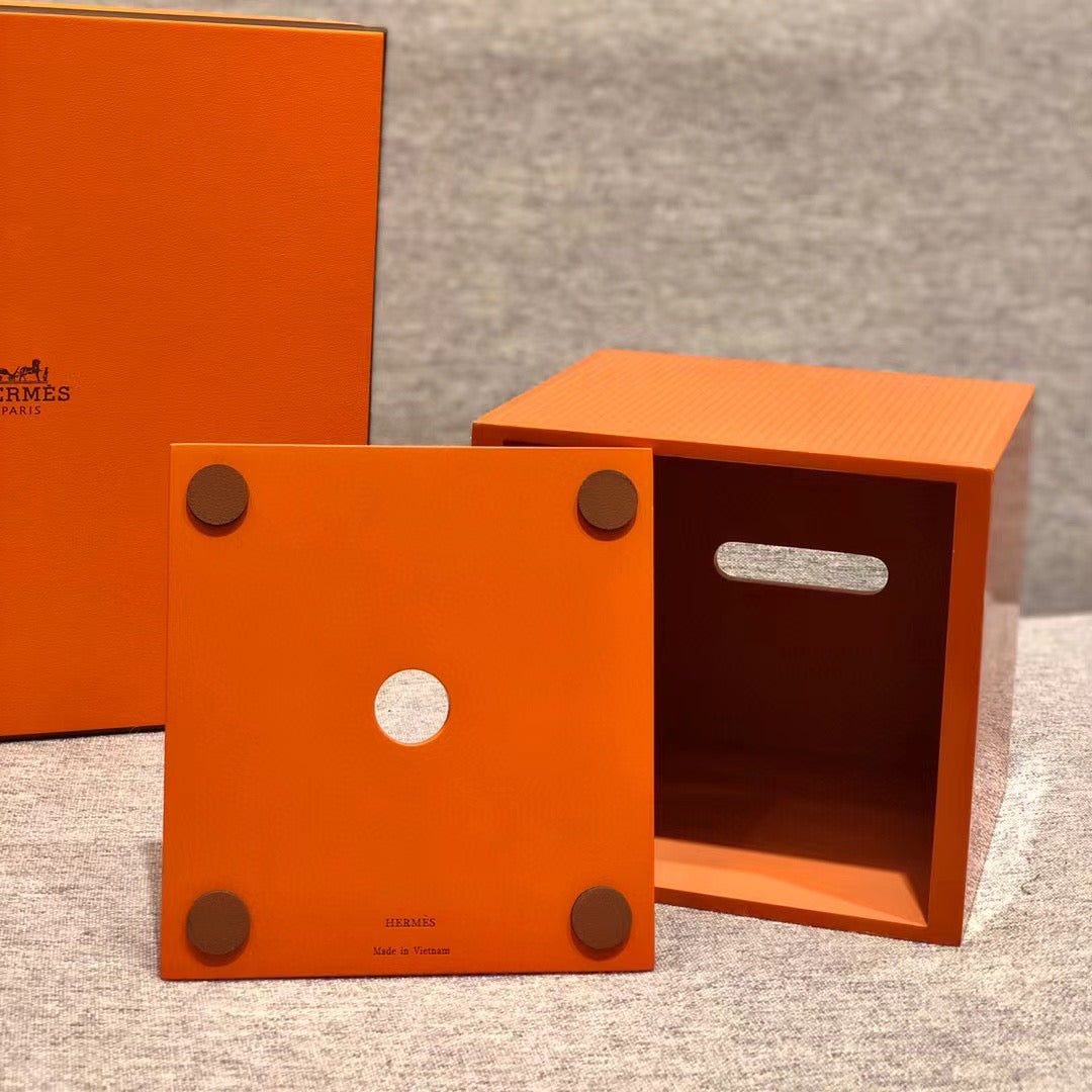 HERMES KBOX SQUARE TISSUE BOX