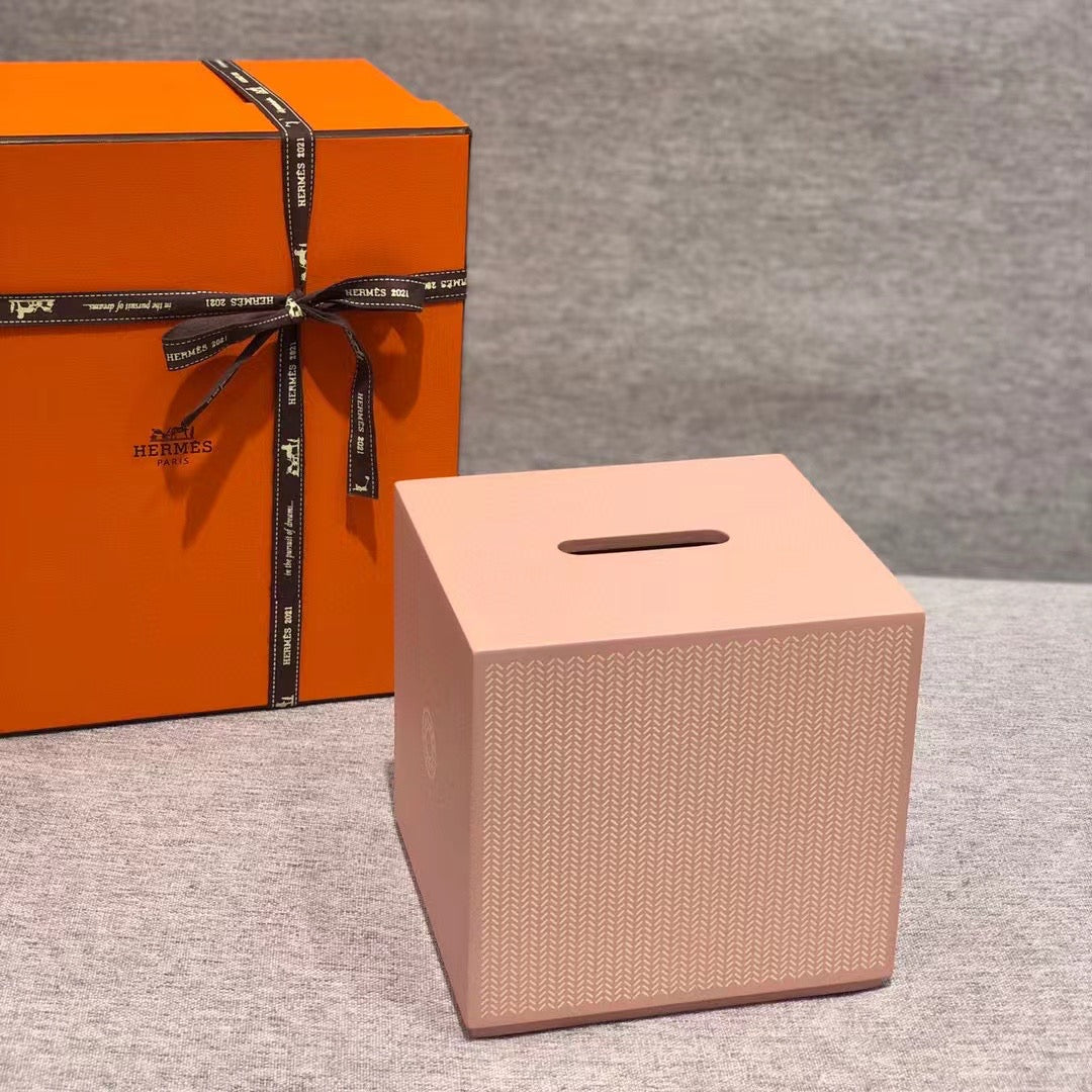 HERMES KBOX SQUARE TISSUE BOX