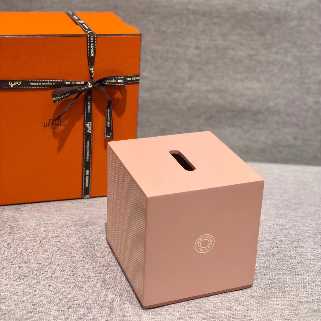 HERMES KBOX SQUARE TISSUE BOX