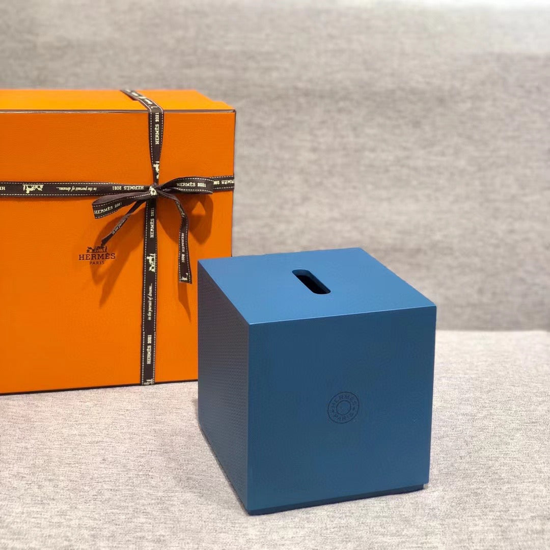HERMES KBOX SQUARE TISSUE BOX