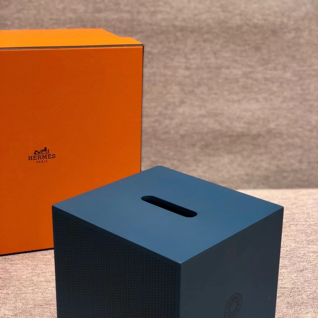 HERMES KBOX SQUARE TISSUE BOX