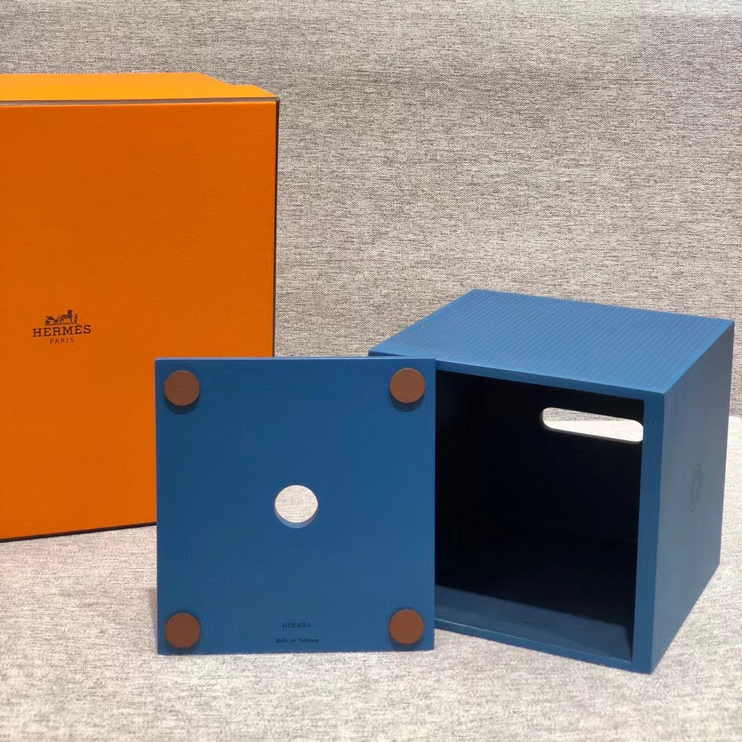 HERMES KBOX SQUARE TISSUE BOX