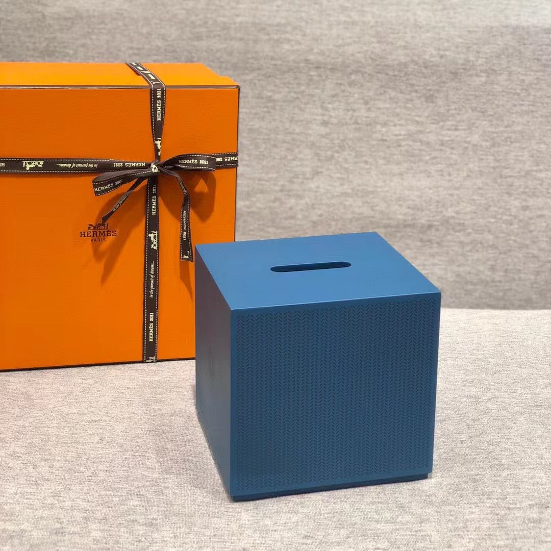 HERMES KBOX SQUARE TISSUE BOX