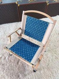 CUSTOM LV FOLDING CHAIR (DENIM)