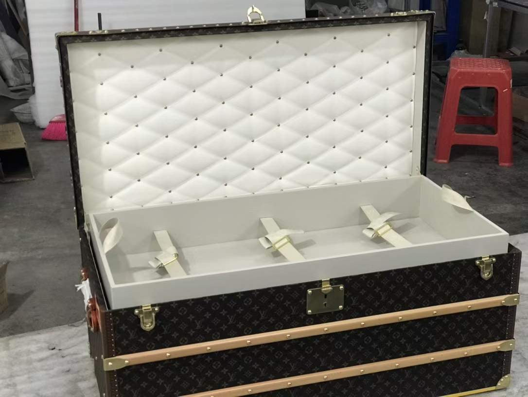 CUSTOM LV BROWN TRUNK