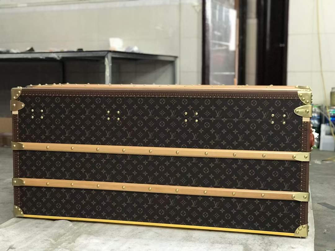 CUSTOM LV BROWN TRUNK