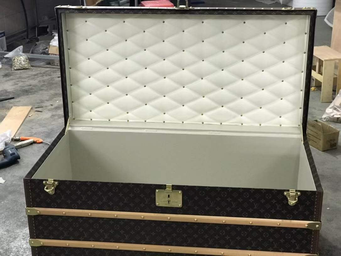 CUSTOM LV BROWN TRUNK